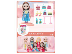 6inch Solid Body Doll Set toys