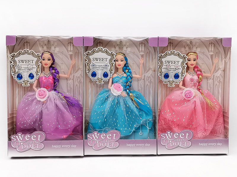 11.5inch Solid Body Doll Set(3S) toys