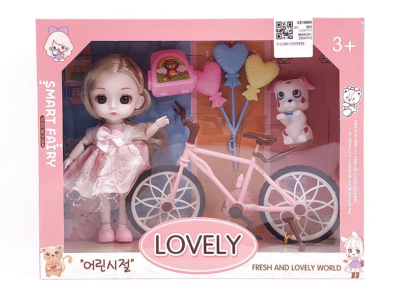 6inch Solid Body Doll Set toys