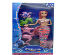 14inch Solid Body Mermaid Set toys