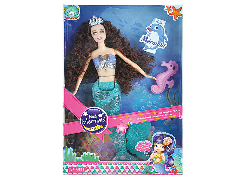 14inch Solid Body Mermaid Set toys