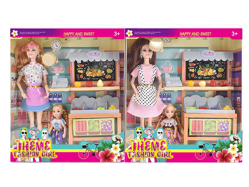 11.5inch Solid Body Doll Set toys