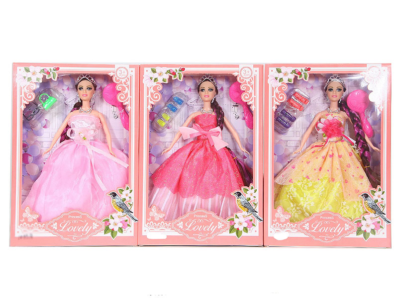 11.5inch Solid Body Doll Set(3S) toys