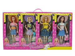 11.5inch Solid Body Doll Set(8in1) toys