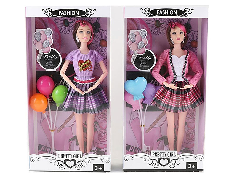 11.5inch Solid Body Doll Set(2S) toys