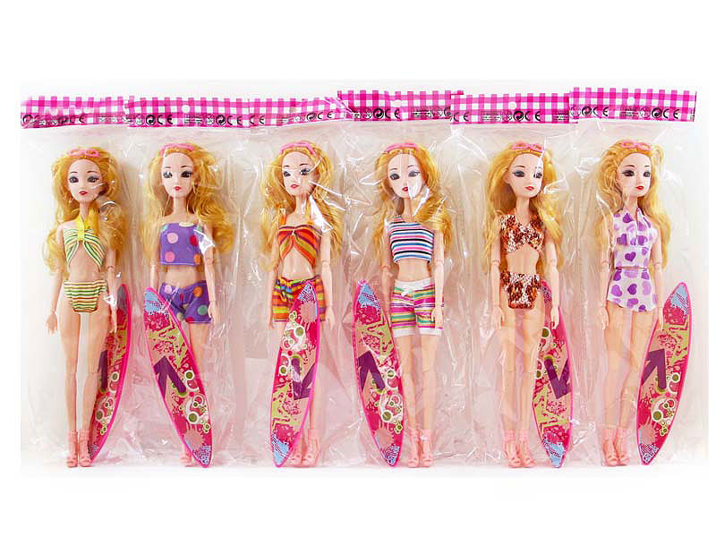 11.5inch Solid Body Doll Set(6S) toys