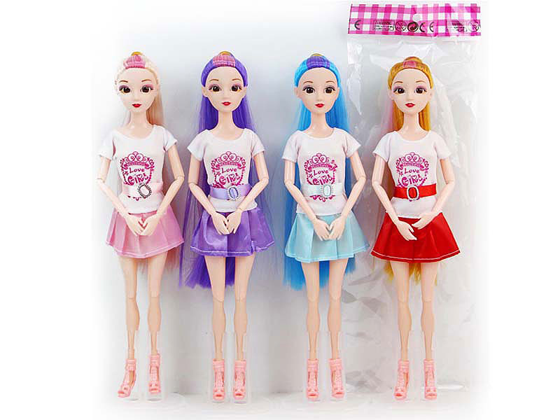 11inch Solid Body Doll Set(4S) toys