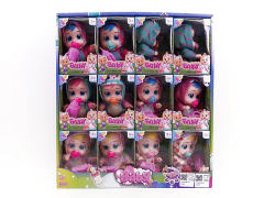 5inch Solid Body Cry Baby Set(12in1) toys