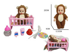 8inch Moppet Set & Bed toys