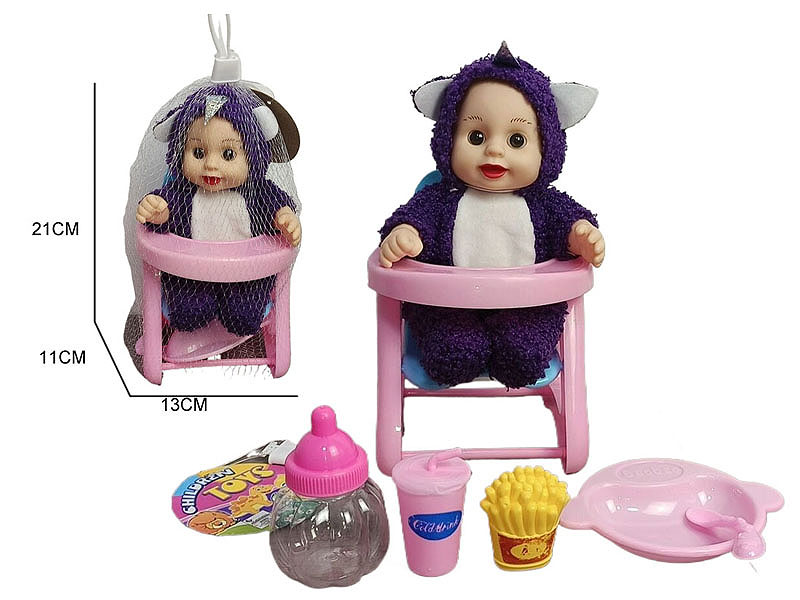 8inch Moppet Set & Dining Chair toys