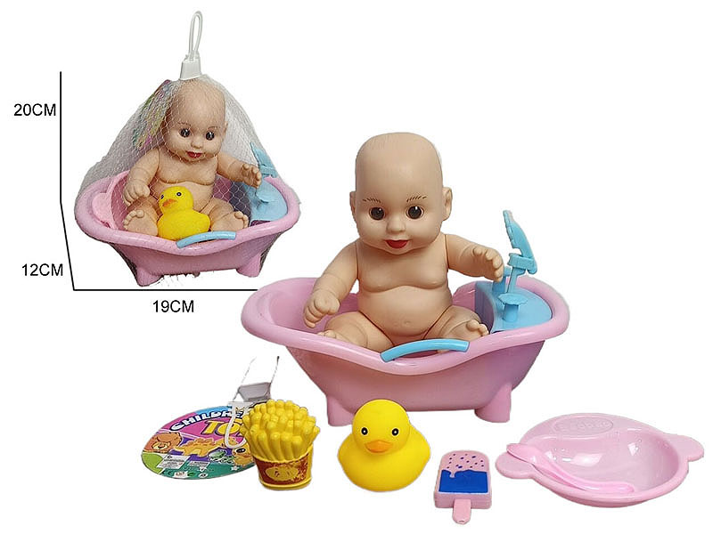 8inch Moppet Set & Bathhouse toys