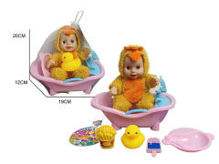 8inch Moppet Set & Bathhouse toys