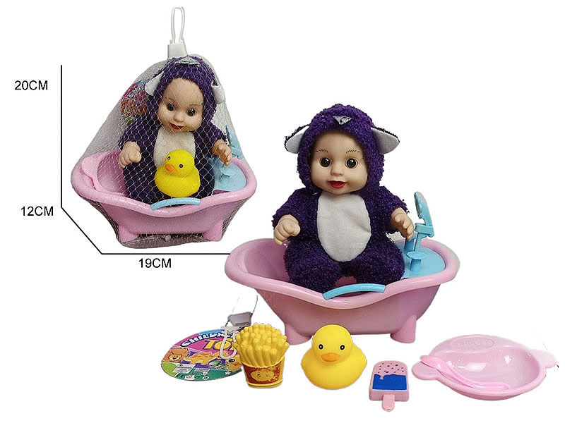 8inch Moppet Set & Bathhouse toys