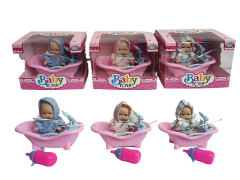 5inch Brow Moppet Set & Bathtub(3S) toys