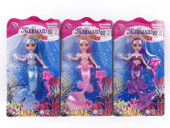 7inch Solid Body Mermaid Set(3C) toys