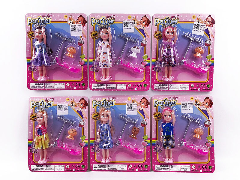 5inch Solid Body Doll Set(6S) toys