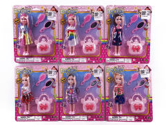 5inch Solid Body Doll Set(6S) toys