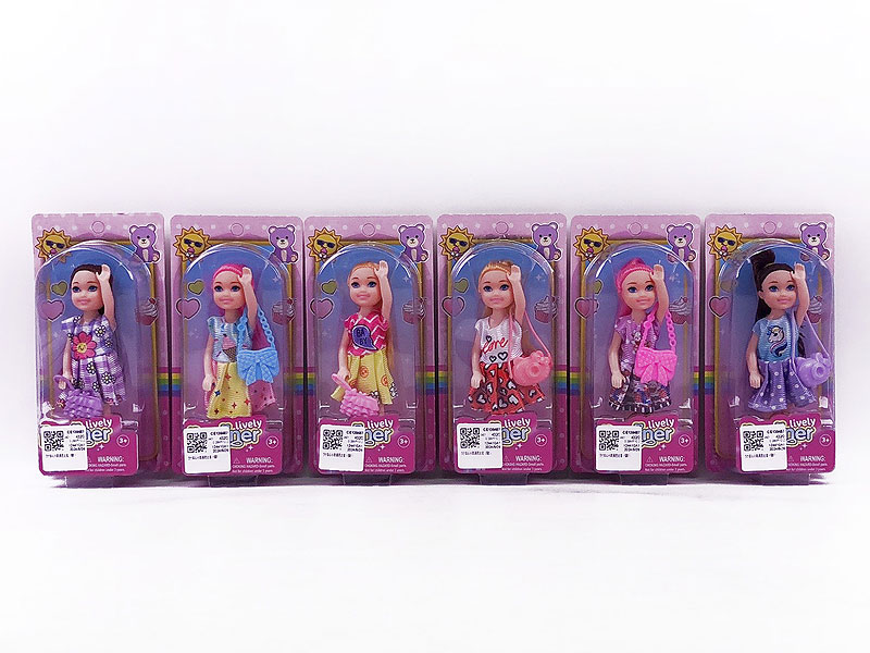 5inch Solid Body Doll Set(6S) toys