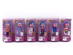 5inch Solid Body Doll Set(6S) toys