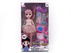 12inch Solid Body Doll Set toys