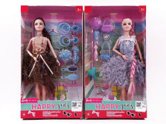 11inch Solid Body Doll Set(2S) toys