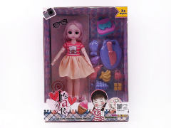 9inch Solid Body Doll Set toys