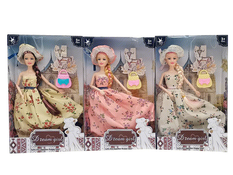 11.5inch Solid Body Doll Set(3S) toys