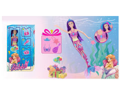 11.5inch Solid Body Doll Mermaid Set toys