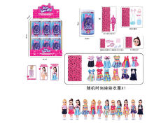 5inch Solid Body Doll Set(12in1) toys