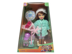 10inch Solid Body Doll Set toys