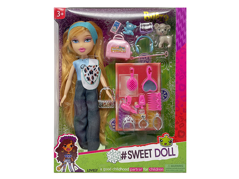 10inch Solid Body Doll Set toys