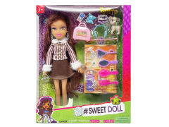 10inch Solid Body Doll Set toys