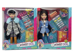 10inch Solid Body Doll Set(2S) toys