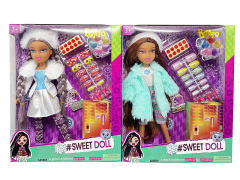 10inch Solid Body Doll Set(2S) toys