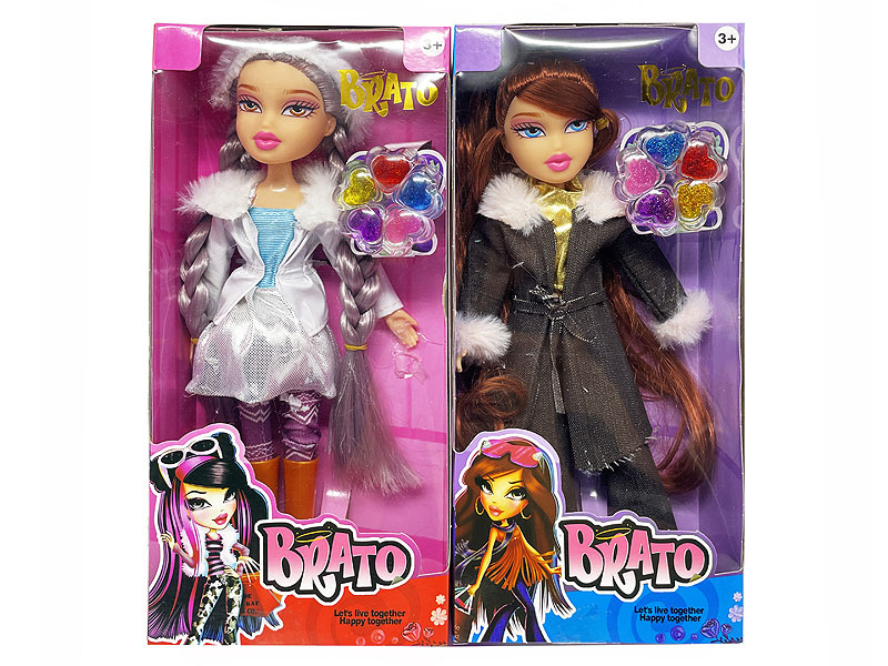 10inch Solid Body Doll Set(2S) toys