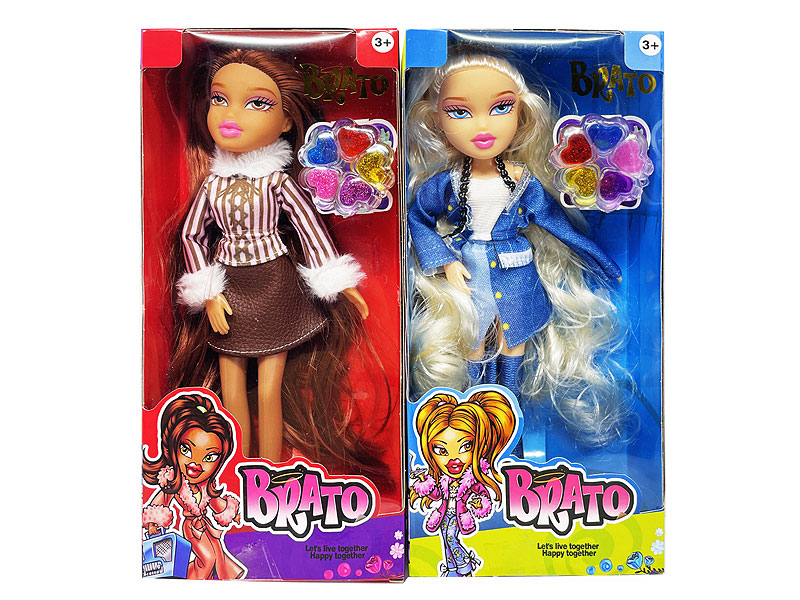 10inch Solid Body Doll Set(2S) toys