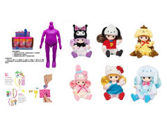 6.5inch Solid Body Doll Set(6in1) toys