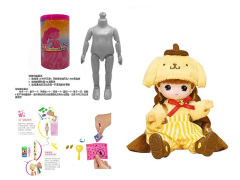 6.5inch Solid Body Doll Set toys