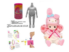 6.5inch Solid Body Doll Set toys