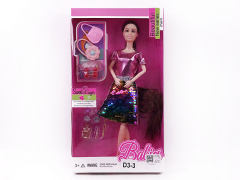 11inch Solid Body Doll Set toys