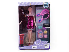 11inch Solid Body Doll Set toys