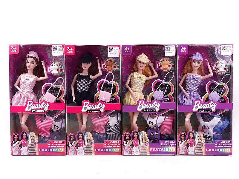 11inch Solid Body Doll Set(4C) toys