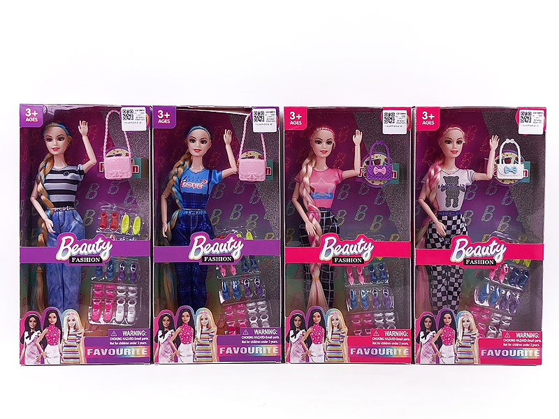 11inch Solid Body Doll Set(4S) toys