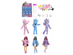 11.5inch Solid Body Doll Set(6in1) toys