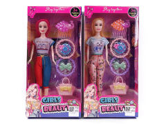 11.5inch Solid Body Doll Set(2S) toys