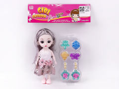 6inch Solid Body Doll Set toys