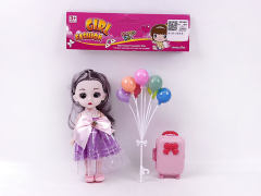 6inch Solid Body Doll Set toys