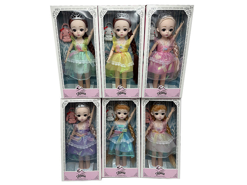 12inch Solid Body Doll Set(6S) toys