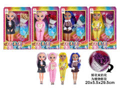 12inch Solid Body Doll Set(4S) toys