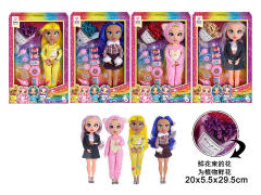 12inch Solid Body Doll Set(4S) toys